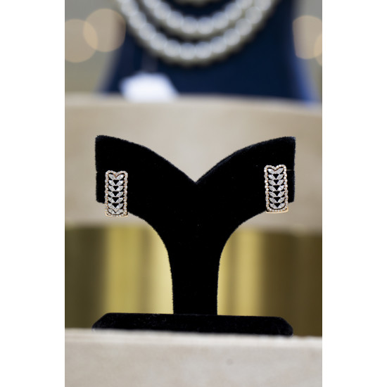 DIAMOND HOOP EARRINGS APDE03048NR