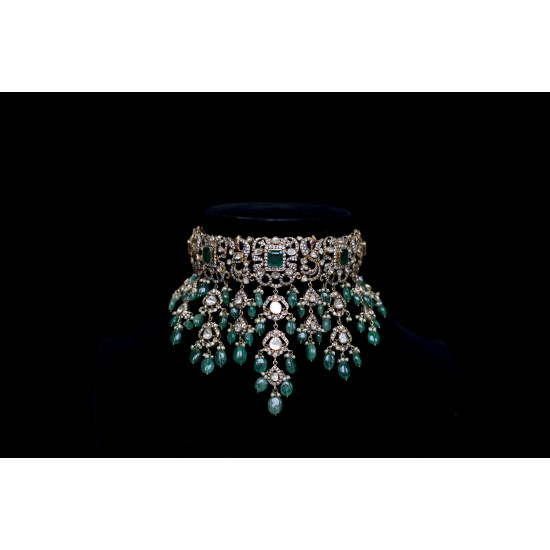 POLKI CHOKER(VICTORIAN) GCRK/17 POLKI CHOKER(VICTORIAN) GCRK/17