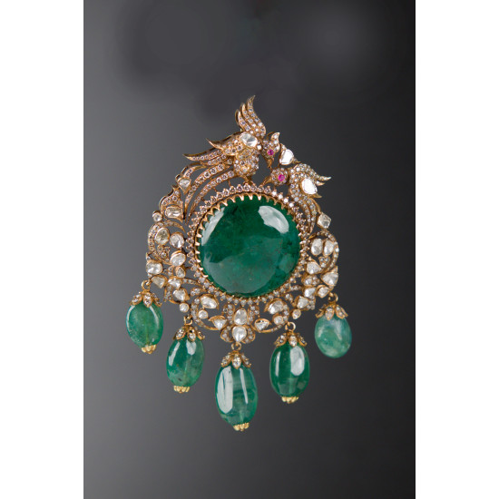 POLKI PENDENT(VICTORIAN) GPND/184