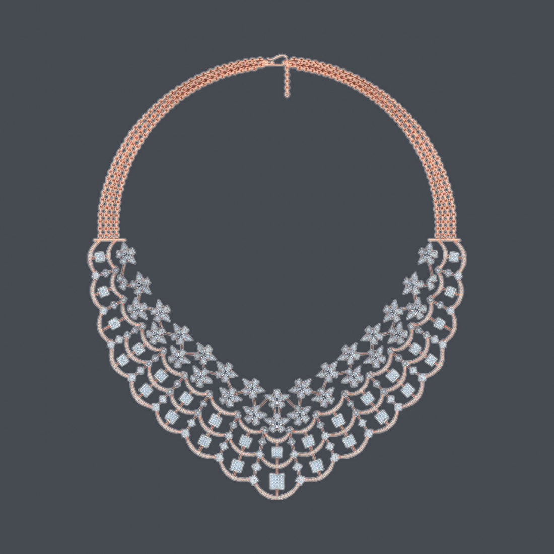 DIAMOND NECKLACE MNK-1640